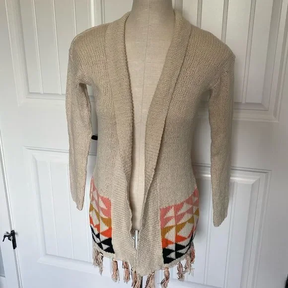 Roxy Cardigan Aztec Pattern - Picture 2 of 5
